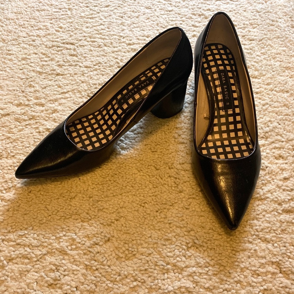 Black Zara Heels